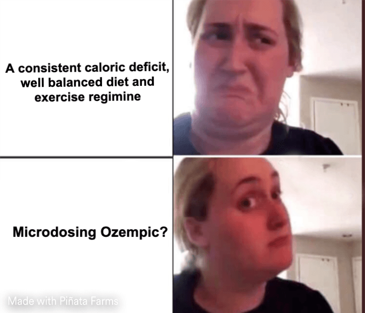 Don’t Sweat The Small Stuff… Microdose Ozempic